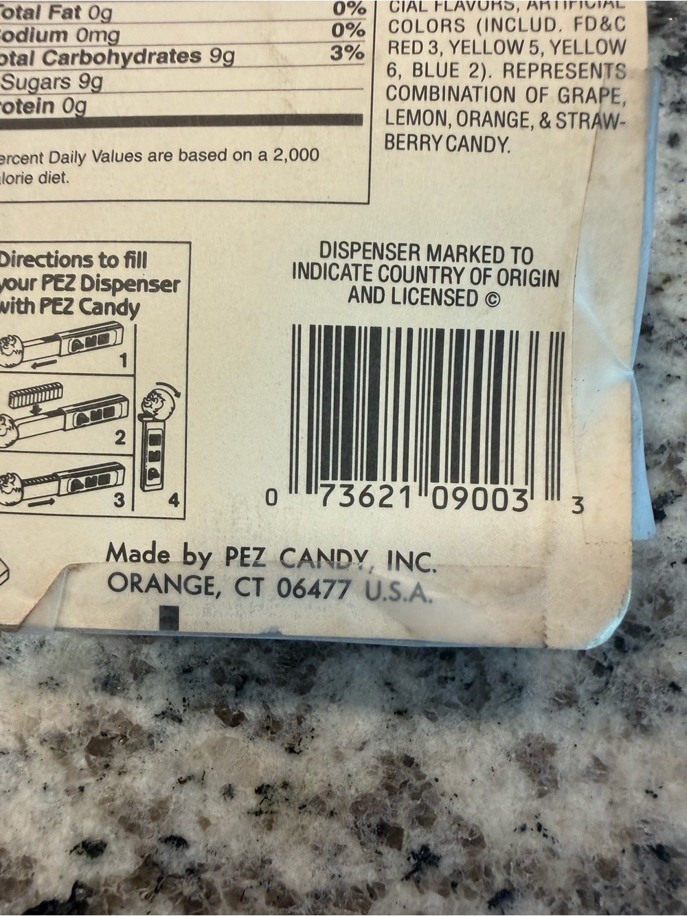 Vintage - Disney Mickey Mouse Yellow PEZ Candy Dispenser | Box Damaged - Picture 4 of 4